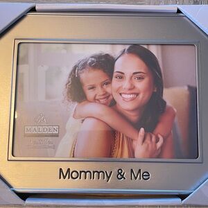 Mommy & Me silver picture frame